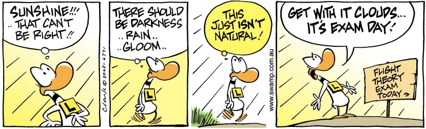 Swamp Cartoon - SunshineMay 28, 2003