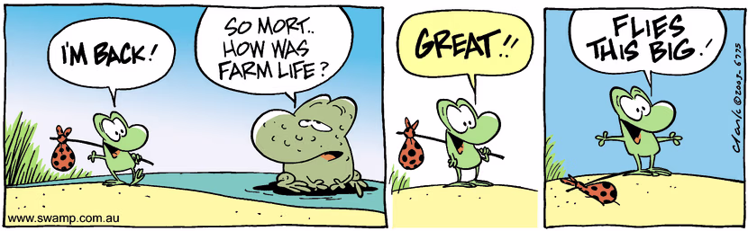 Swamp Cartoon - Farm LifeJune 2, 2003