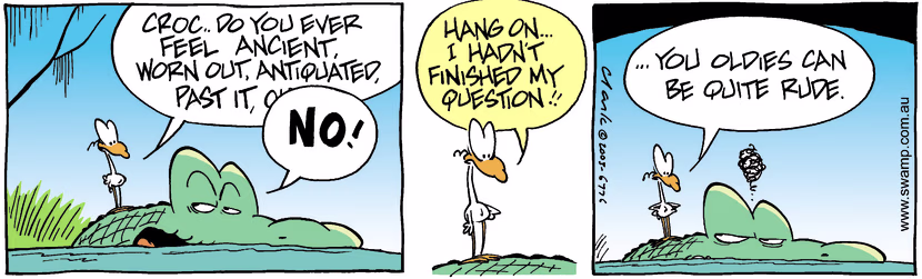 Swamp Cartoon - AncientJune 3, 2003