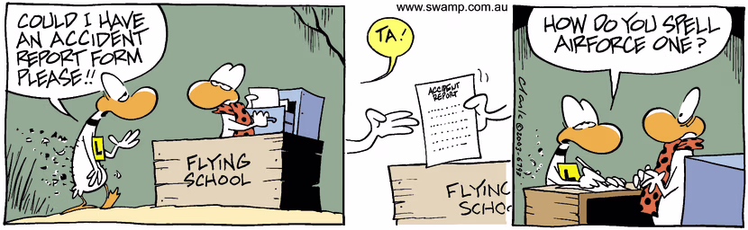 Swamp Cartoon - ReportJune 23, 2003