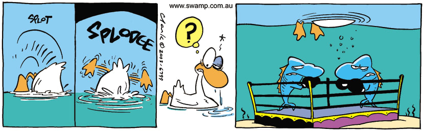 Swamp Cartoon - WackJune 30, 2003