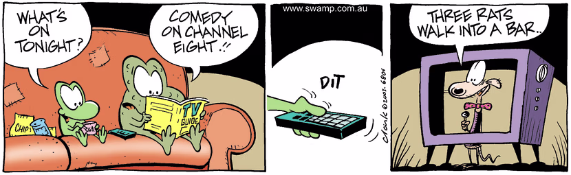 Swamp Cartoon - Comedy ChannelJuly 8, 2003