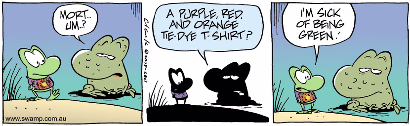 Swamp Cartoon - TieDyeJuly 9, 2003