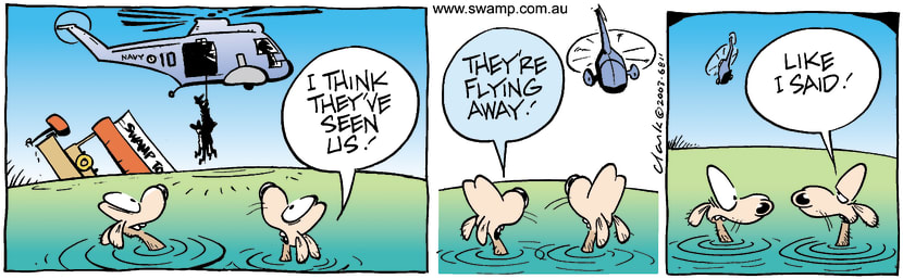 Swamp Cartoon - RescueJuly 14, 2003