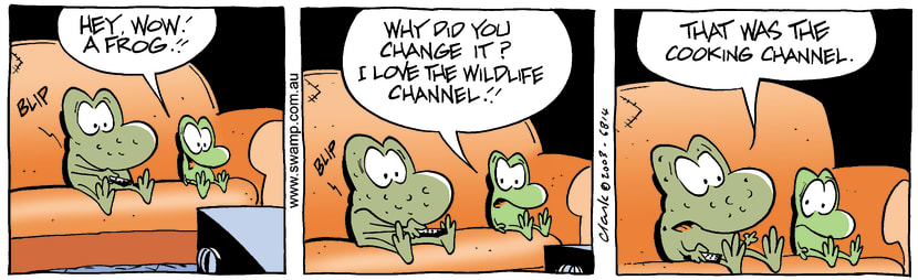 Swamp Cartoon - Frog ChannelJuly 17, 2003