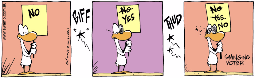 Swamp Cartoon - SignJuly 21, 2003