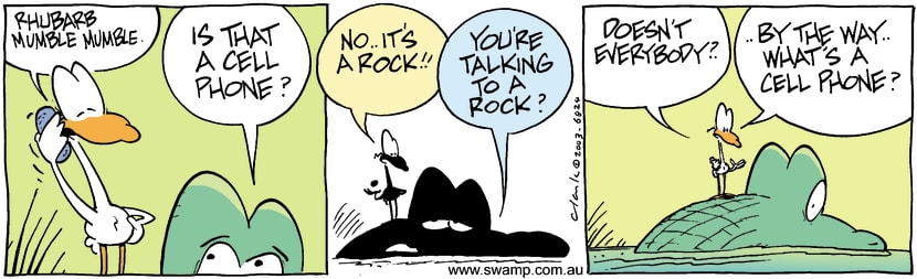 Swamp Cartoon - RockJuly 29, 2003