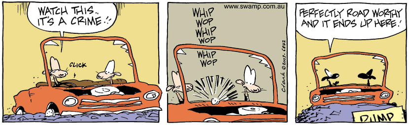 Swamp Cartoon - crimeAugust 19, 2003