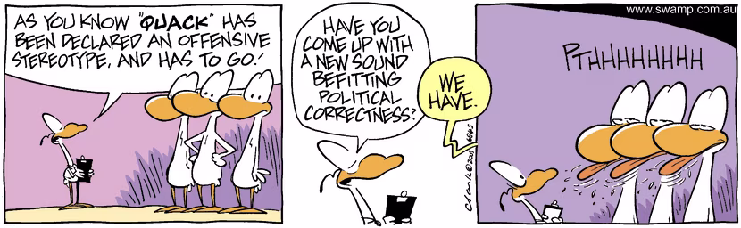 Swamp Cartoon - Stereotype 2August 22, 2003