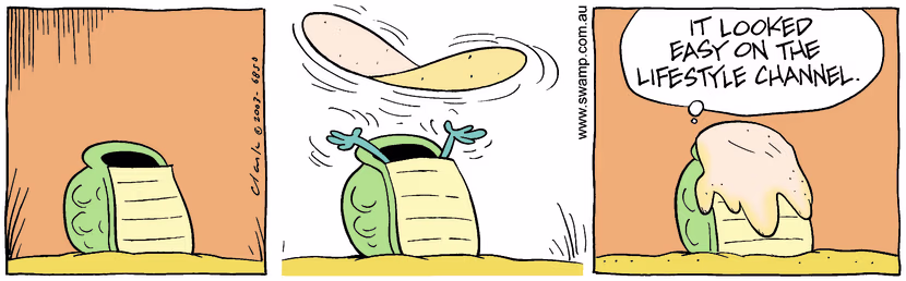 Swamp Cartoon - FlipAugust 28, 2003