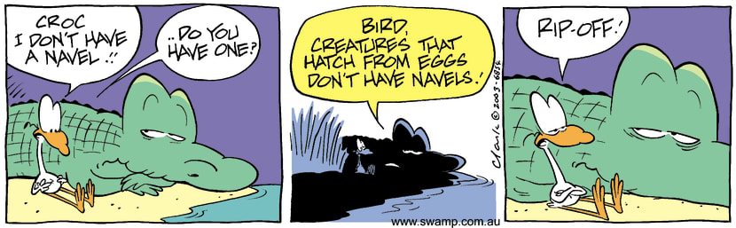 Swamp Cartoon - Navel 2September 2, 2003