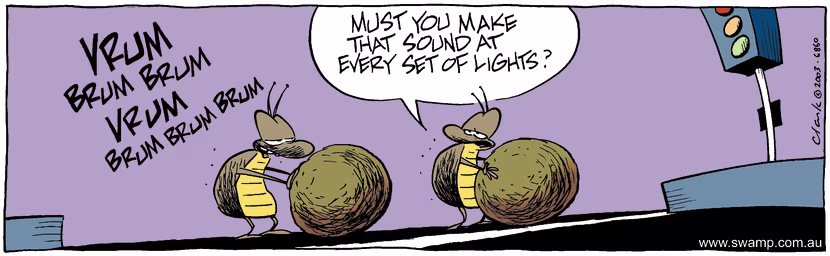 Swamp Cartoon - Brum VrumSeptember 9, 2003