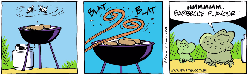 Swamp Cartoon - BBQSeptember 11, 2003