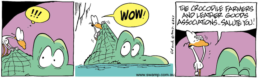 Swamp Cartoon - SaluteSeptember 12, 2003