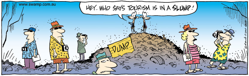 Swamp Cartoon - TourismOctober 13, 2003