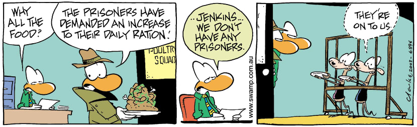 Swamp Cartoon - PrisonersOctober 21, 2003