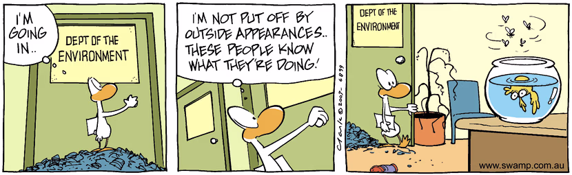 Swamp Cartoon - Environment 3October 24, 2003