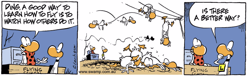 Swamp Cartoon - LearningOctober 27, 2003