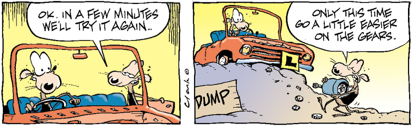 Swamp Cartoon - Drive LessonNovember 8, 2003