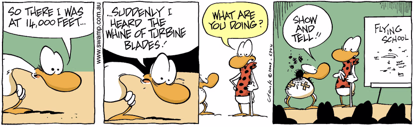 Swamp Cartoon - StoryDecember 16, 2003