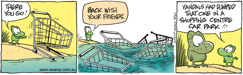 Swamp Cartoon - There You GoDecember 18, 2003