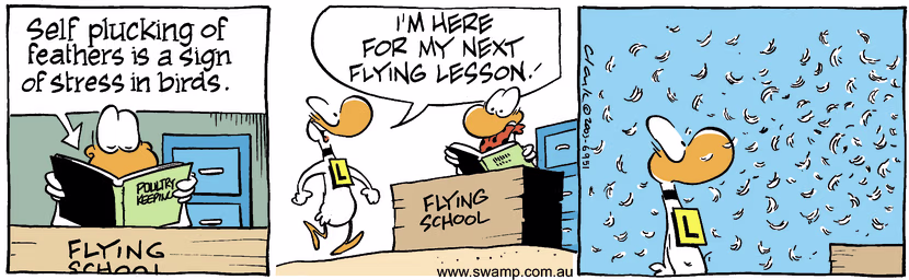 Swamp Cartoon - StressDecember 24, 2003