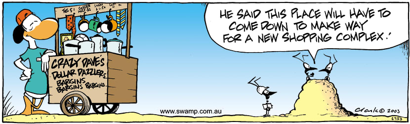 Swamp Cartoon - ConstructionDecember 26, 2003