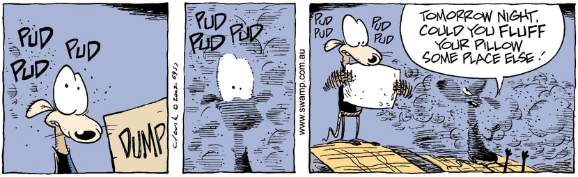 Swamp Cartoon - DustyDecember 31, 2003