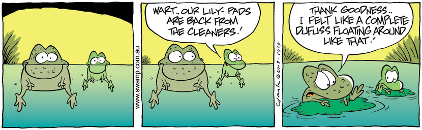 Swamp Cartoon - FloatingJanuary 2, 2004