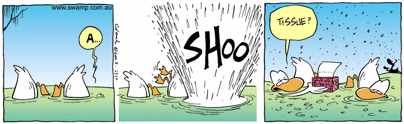 Swamp Cartoon - FluJanuary 3, 2004