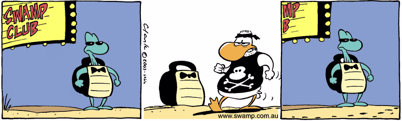 Swamp Cartoon - Tough ClubJanuary 8, 2004