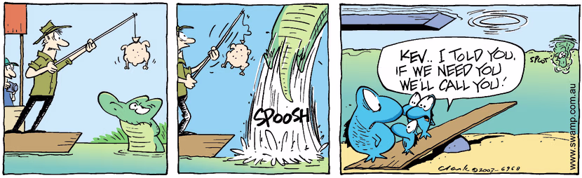 Swamp Cartoon - Food JumpJanuary 13, 2004