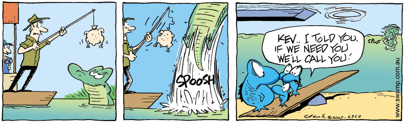 Swamp Cartoon - Food JumpJanuary 13, 2004