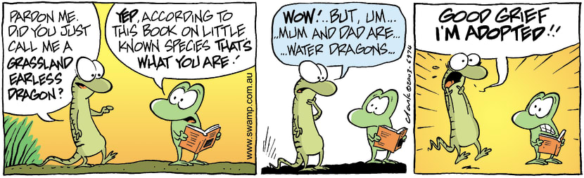 Swamp Cartoon - Grass Dragon 2January 20, 2004