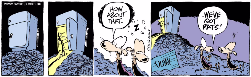 Swamp Cartoon - Rats 1January 29, 2004