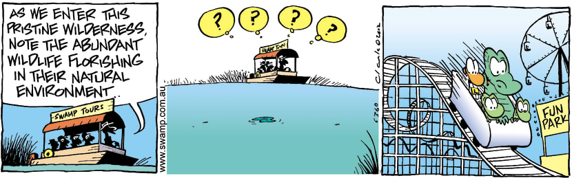 Swamp Cartoon - Natural EnvironmentFebruary 18, 2004