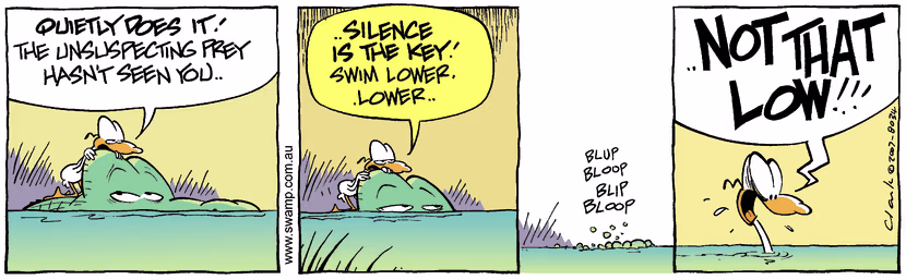 Swamp Cartoon - Predator bluesJune 9, 2007