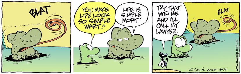 Swamp Cartoon - Risk TakerJune 15, 2007