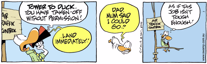 Swamp Cartoon - Family Ties 2June 27, 2007