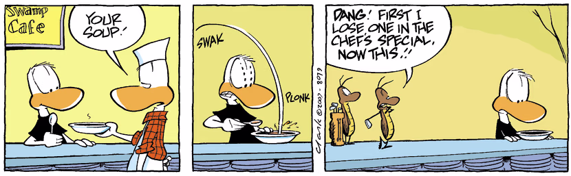 Swamp Cartoon - Cockroaches Playing GolfAugust 1, 2007