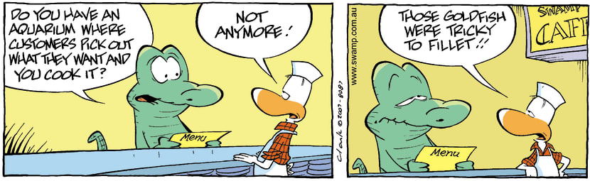 Swamp Cartoon - Swamp Cafe filletsAugust 10, 2007
