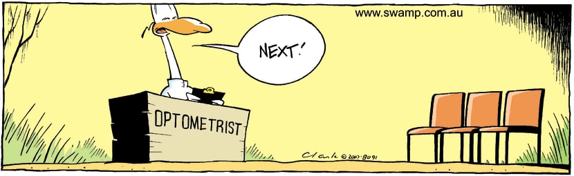 Swamp Cartoon - That is not assuringAugust 15, 2007