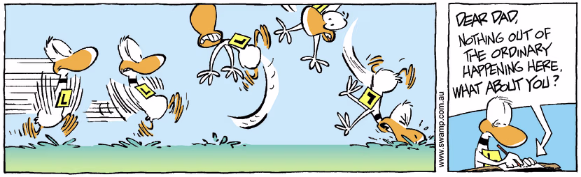 Swamp Cartoon - Up up and awayAugust 16, 2007