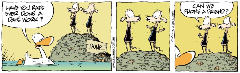 Swamp Cartoon - Hard qeustionsAugust 20, 2007