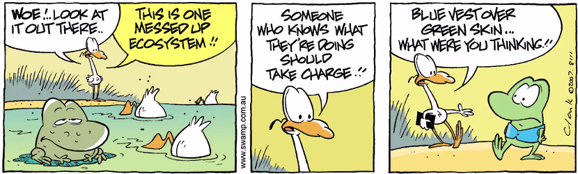 Swamp Cartoon - Eco 1September 7, 2007