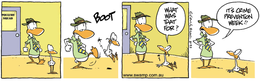 Swamp Cartoon - Law and Order 2September 20, 2007
