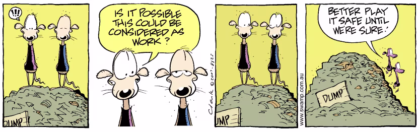 Swamp Cartoon - Playing it safeSeptember 24, 2007