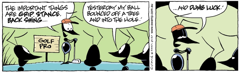 Swamp Cartoon - Golfing fun 1September 28, 2007