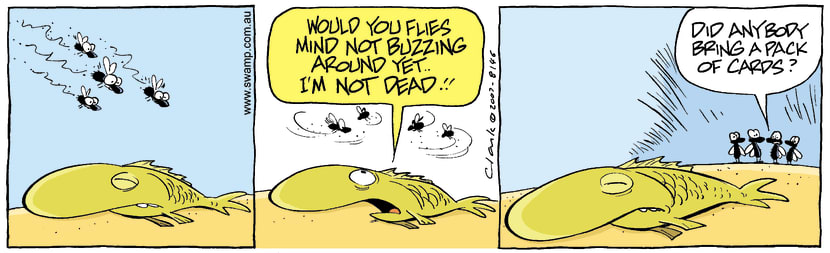 Swamp Cartoon - Fish Trouble 1October 18, 2007
