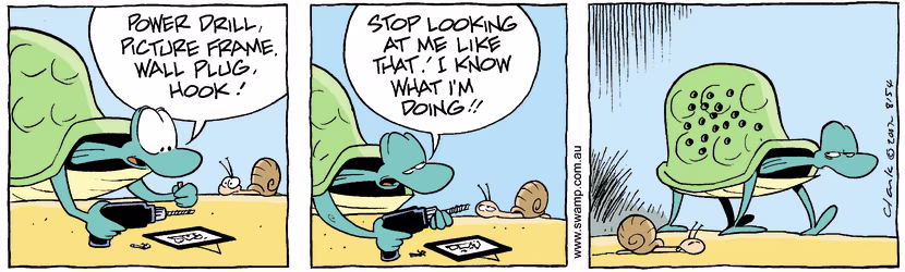 Swamp Cartoon - Handy TurtleOctober 27, 2007